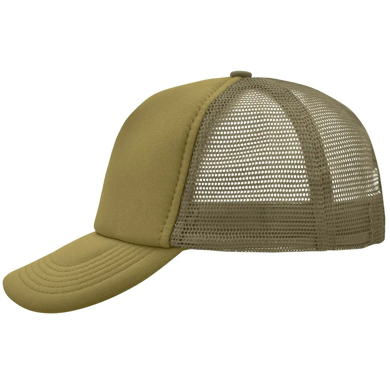 Mesh Basecap "MB070" 5-Panel-Polyester in olive - Bild 1