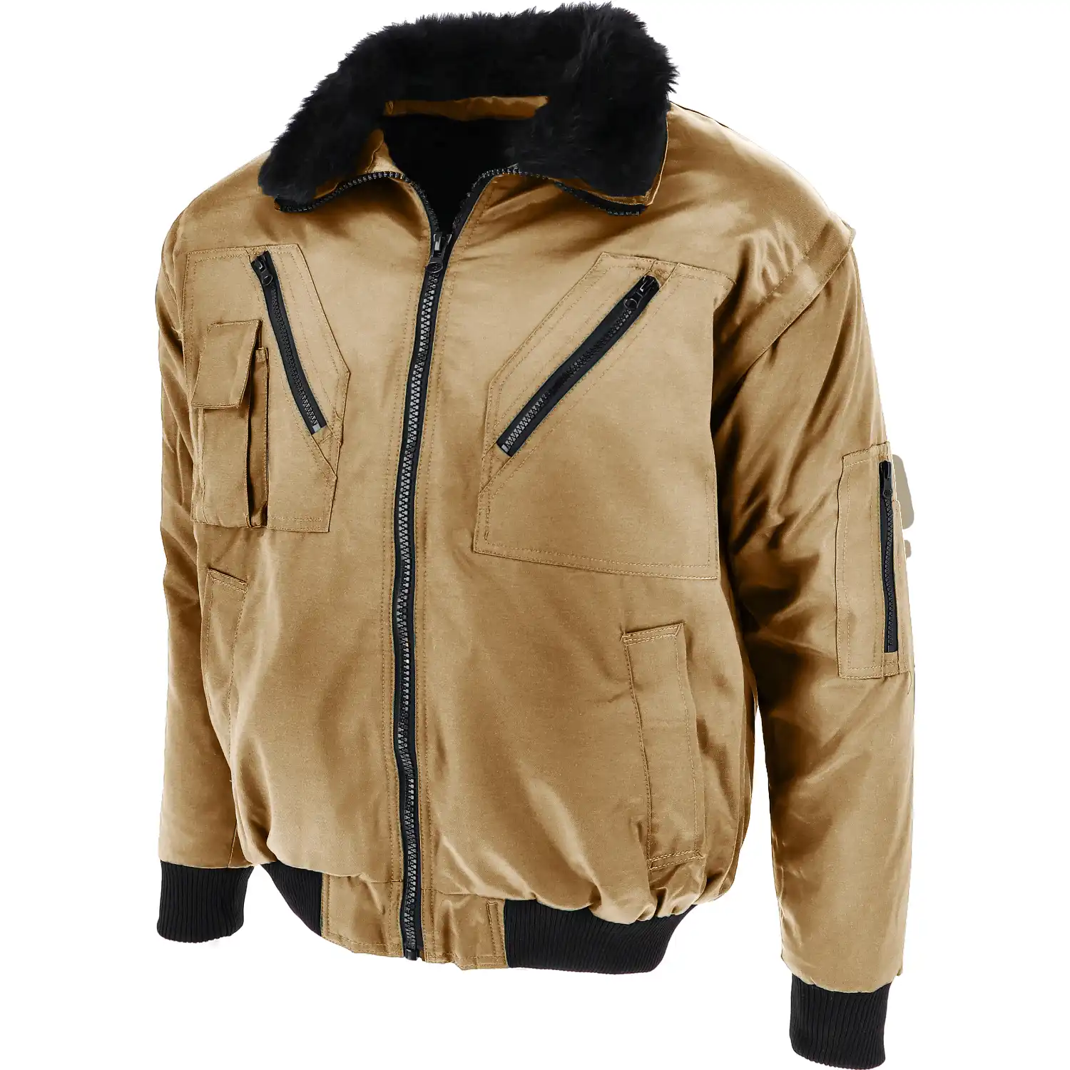 Pilotenjacke 4in1 Essential in khaki, M - Thumbnail 1