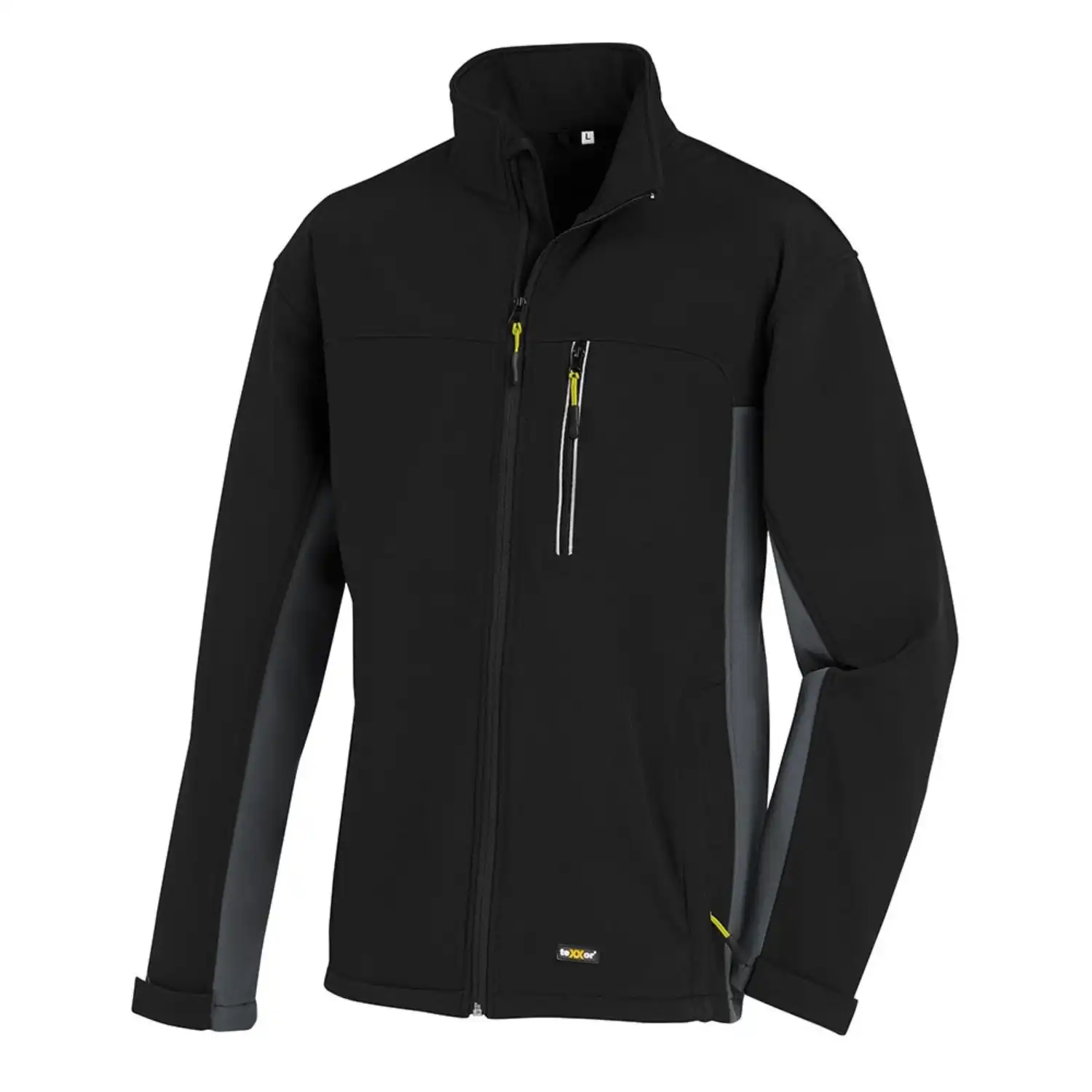 Softshell-Jacke "SKAGEN" in schwarz/grau, XL - Thumbnail 1