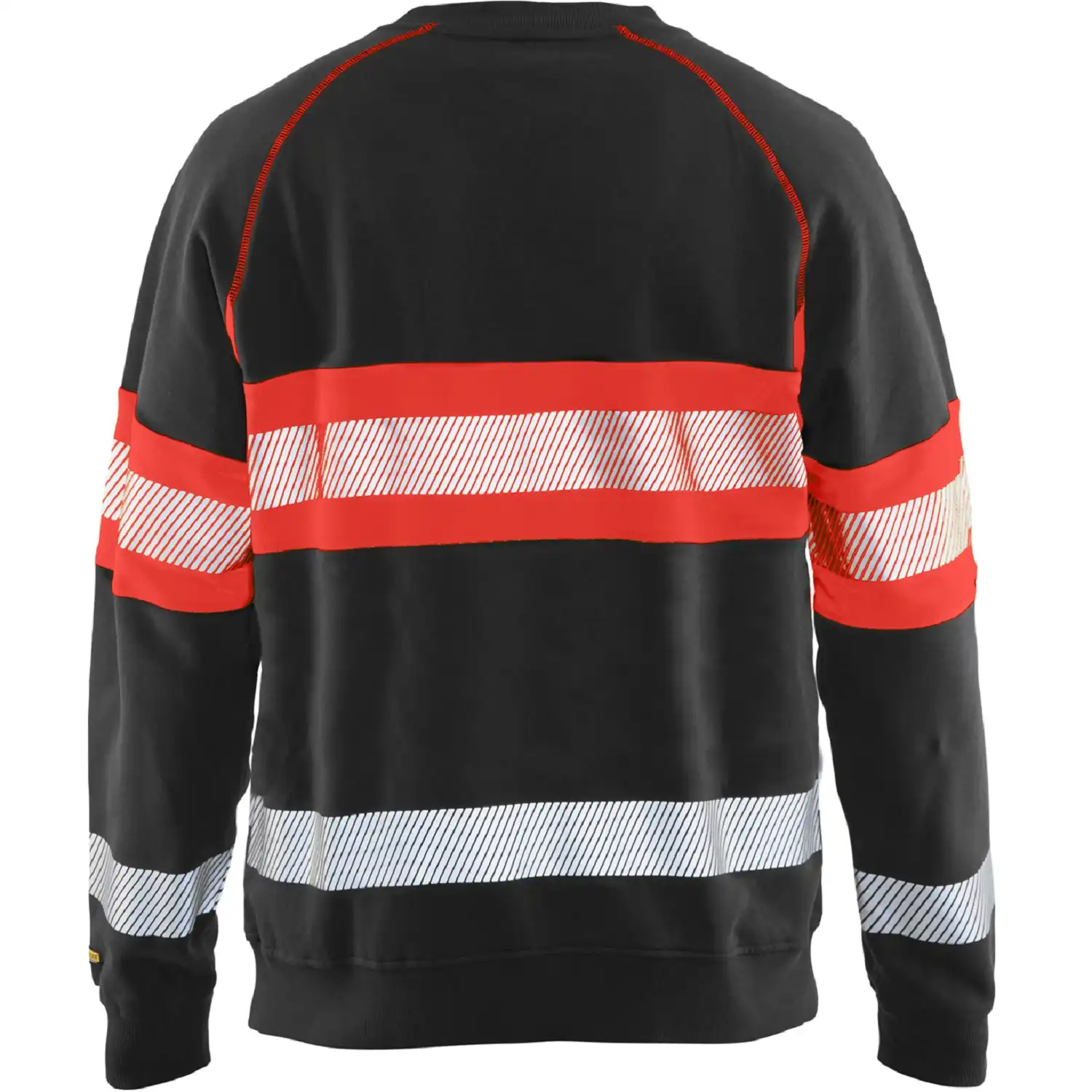 Warnschutz Pullover "3359" in schwarz/rot, L - Thumbnail 2