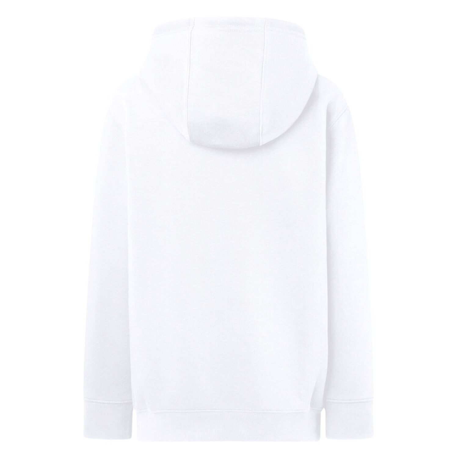 Kinder Hoodie Bio-Baumwolle "562" in 110/116, Weiß - Thumbnail 2
