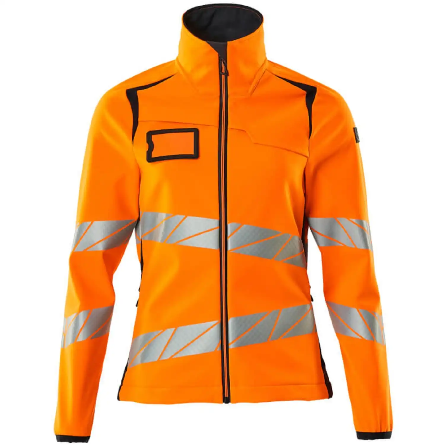 Damen Warnschutz Softhelljacke "ACCELERATE SAFE" in orange/schwarzblau, XXL - Bild 1