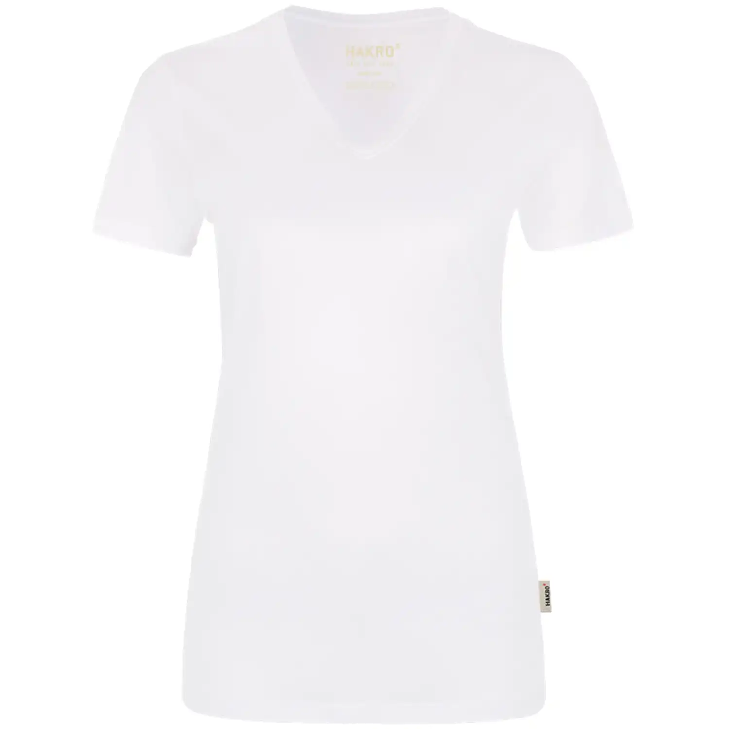 Damen V-Shirt "COOLMAX®" 187 in L, Weiß - Thumbnail 1