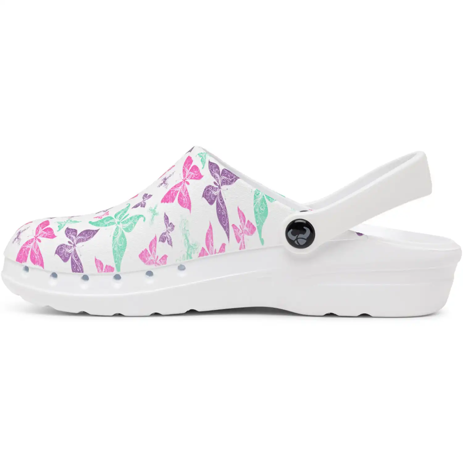 Damen Clogs "ODEN+ PRINT" Butterfly in 38 - Thumbnail 4