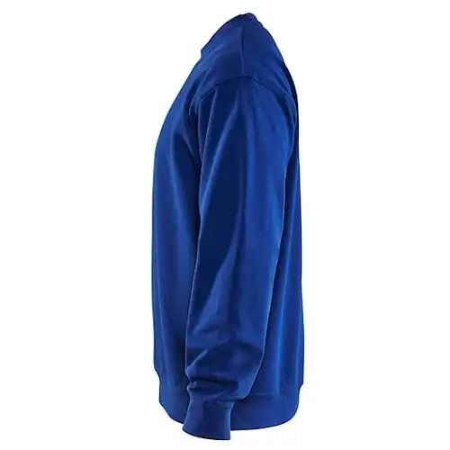 Pullover "3340" Rundhals in kornblau, XL - Thumbnail 3
