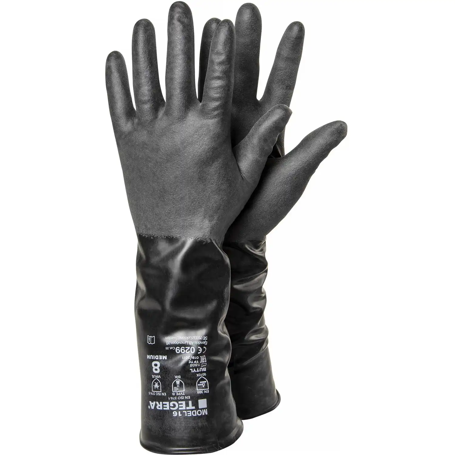 Butyl Chemikalienschutzhandschuhe "16" in 8 (M) - Bild 1