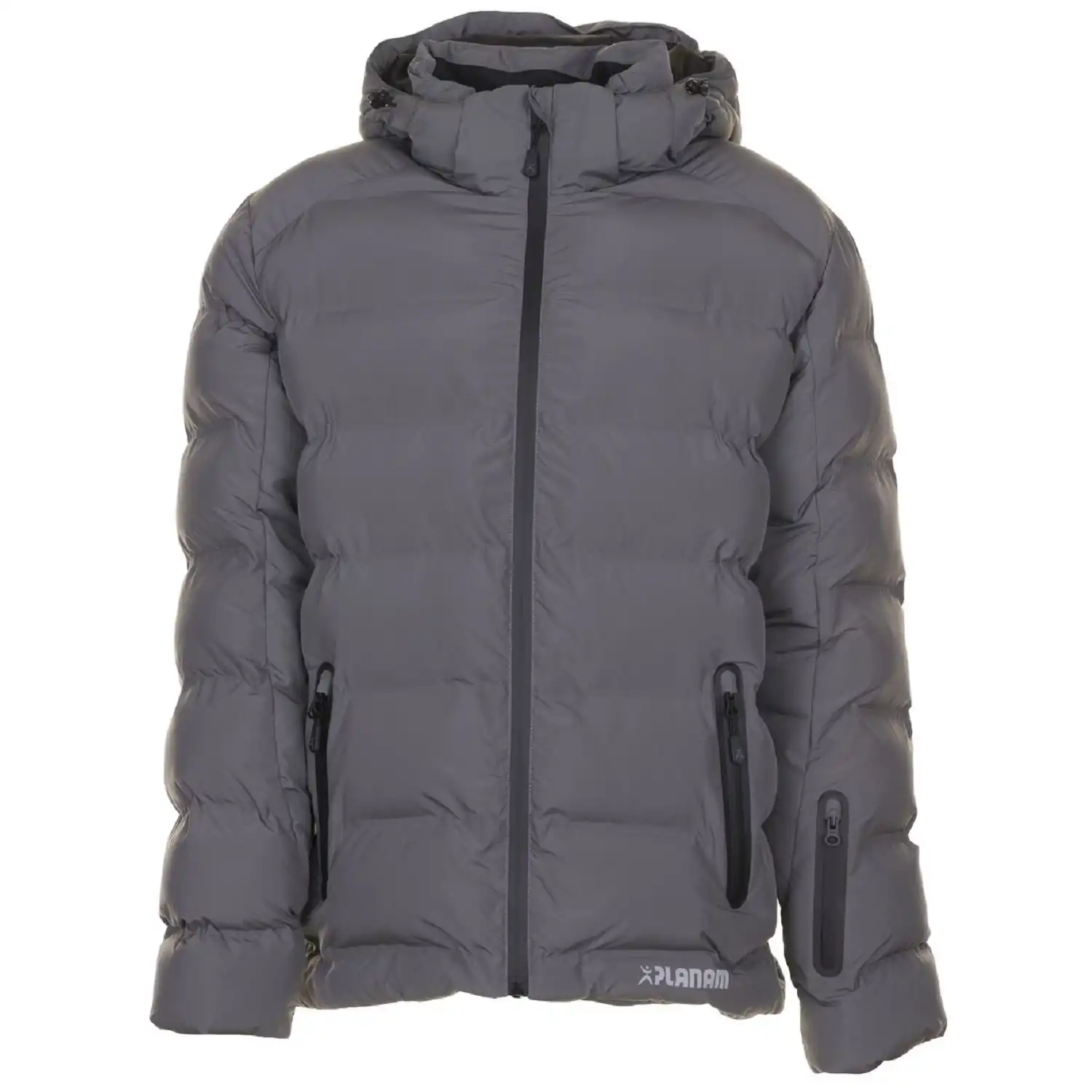 Steppjacke "POWDER" Outdoor in anthrazit, L - Thumbnail 1
