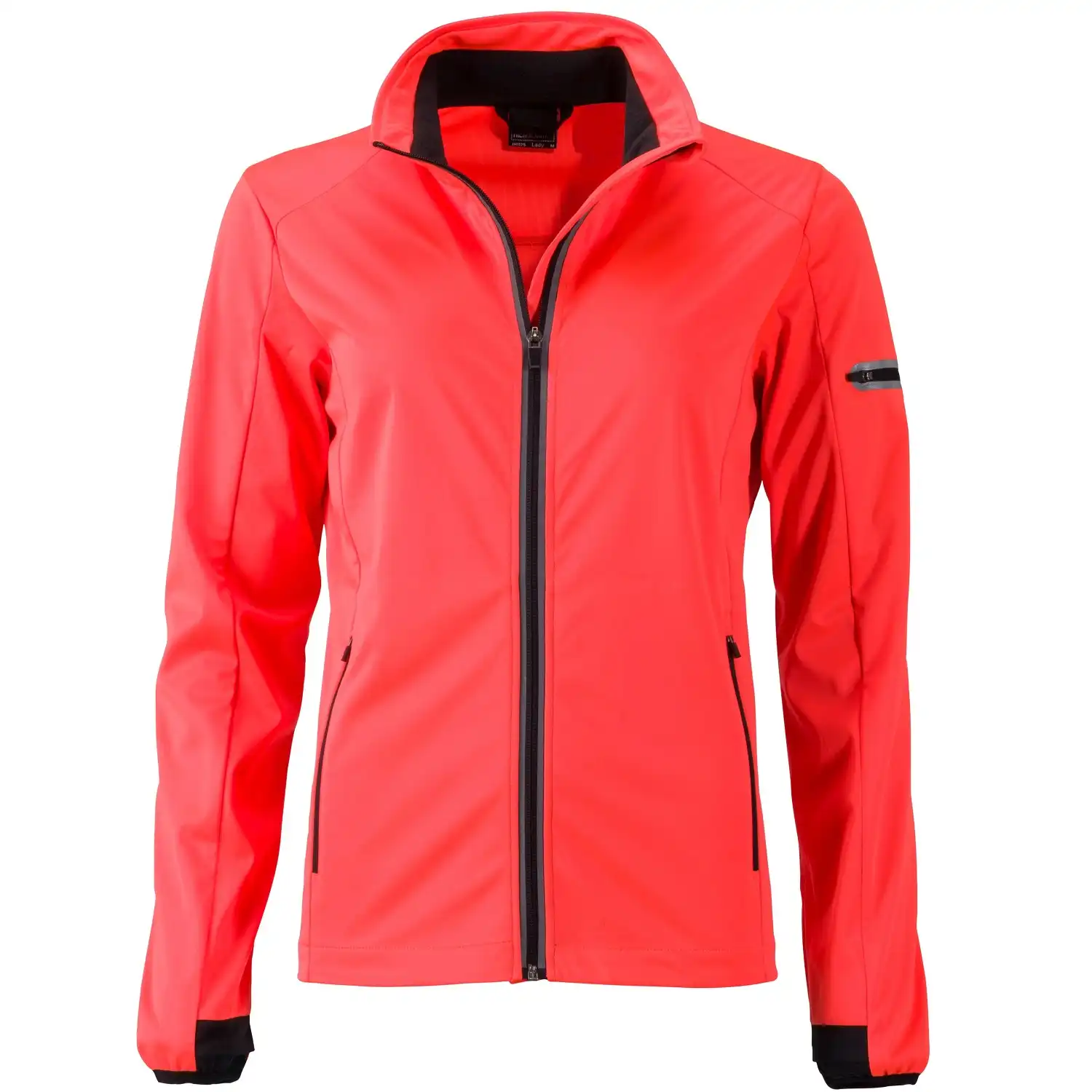 Damen Softshelljacke "JN1125" in bright-orange/black, L - Bild 1
