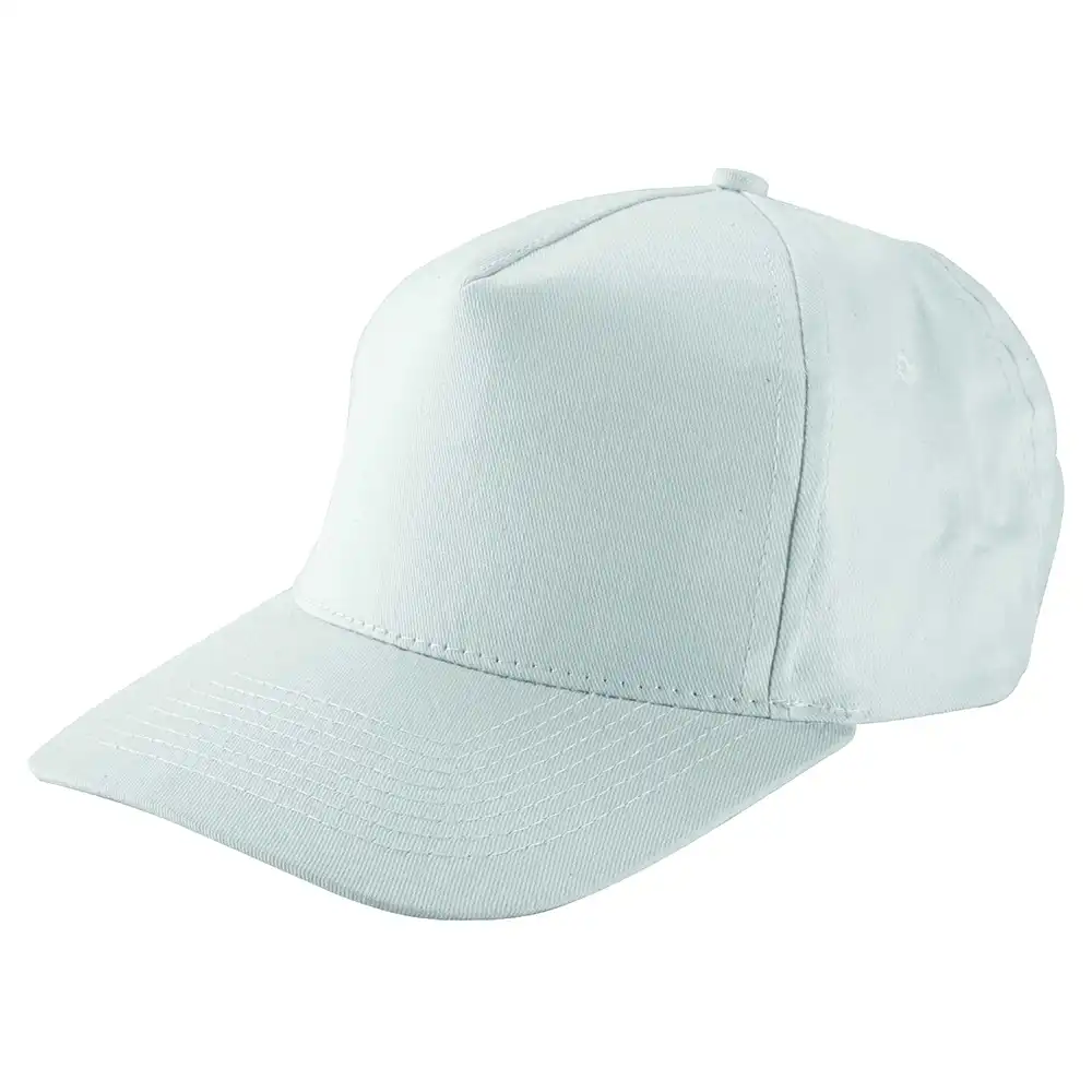 Basecap mit Druckknopf "02/116" in Weiß - Thumbnail 1