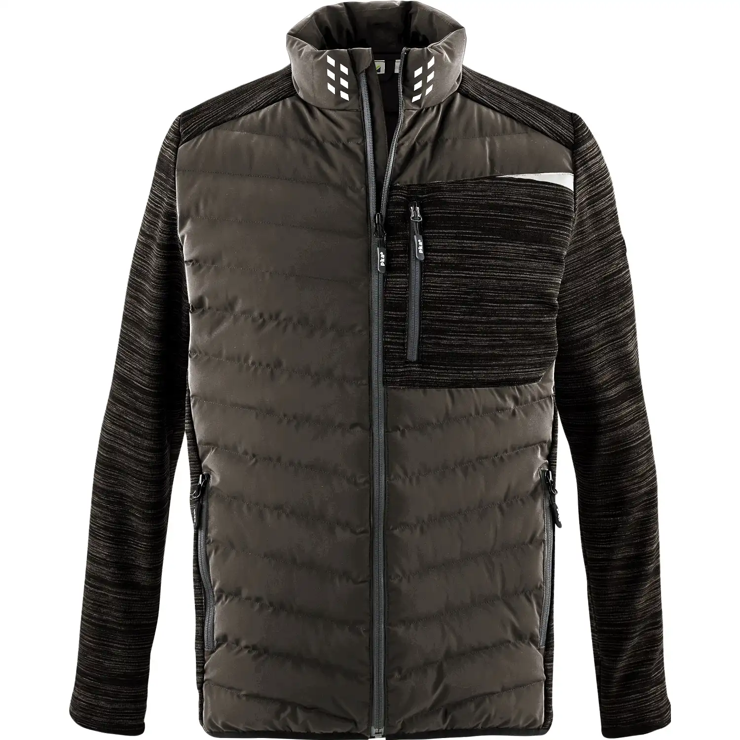 Hybridjacke "PREMIUM" in schlamm/schwarz, S - Thumbnail 1