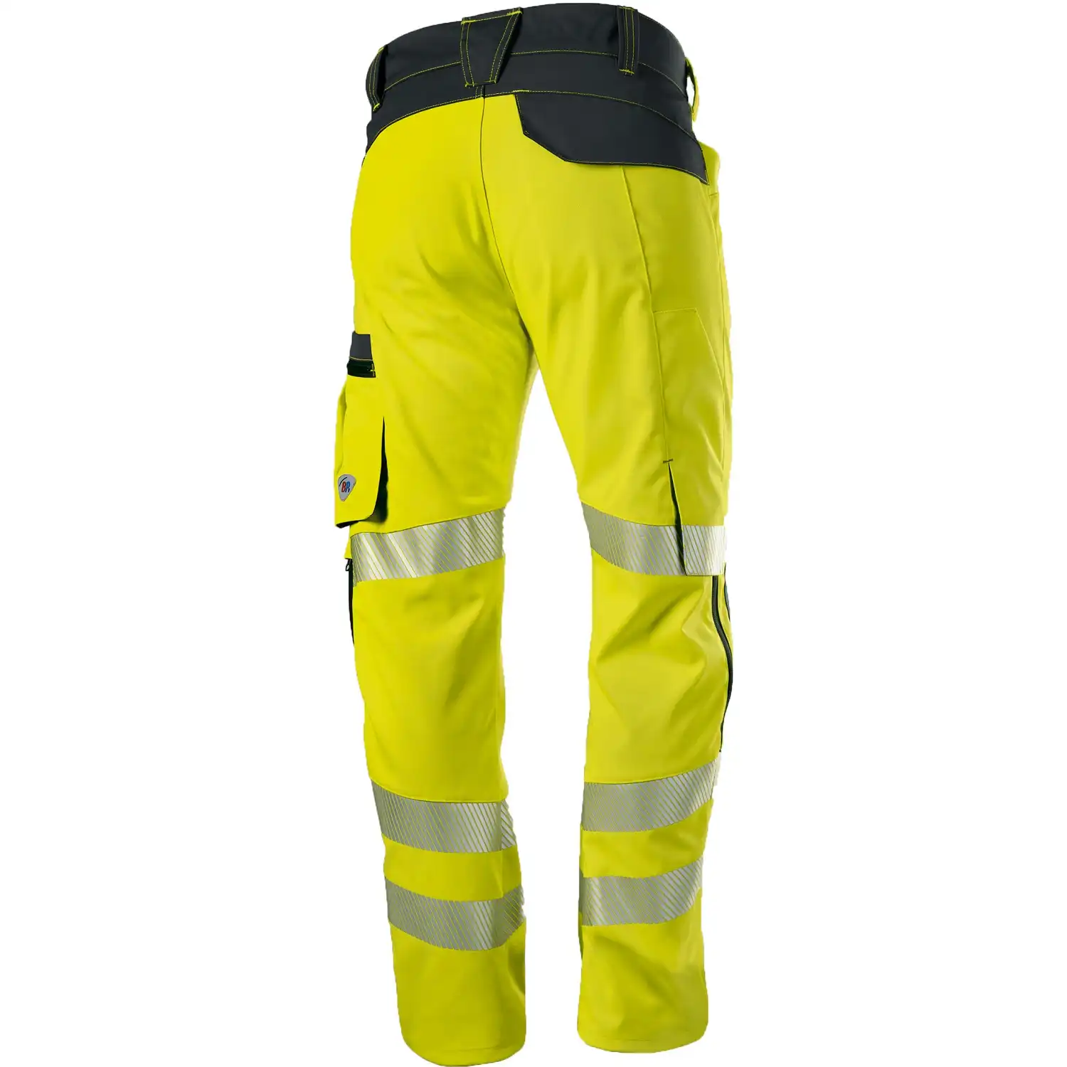 Warnschutz Stretch Bundhose 230 g/m² "2043-847" in warngelb/anthrazit, 44 - Thumbnail 2