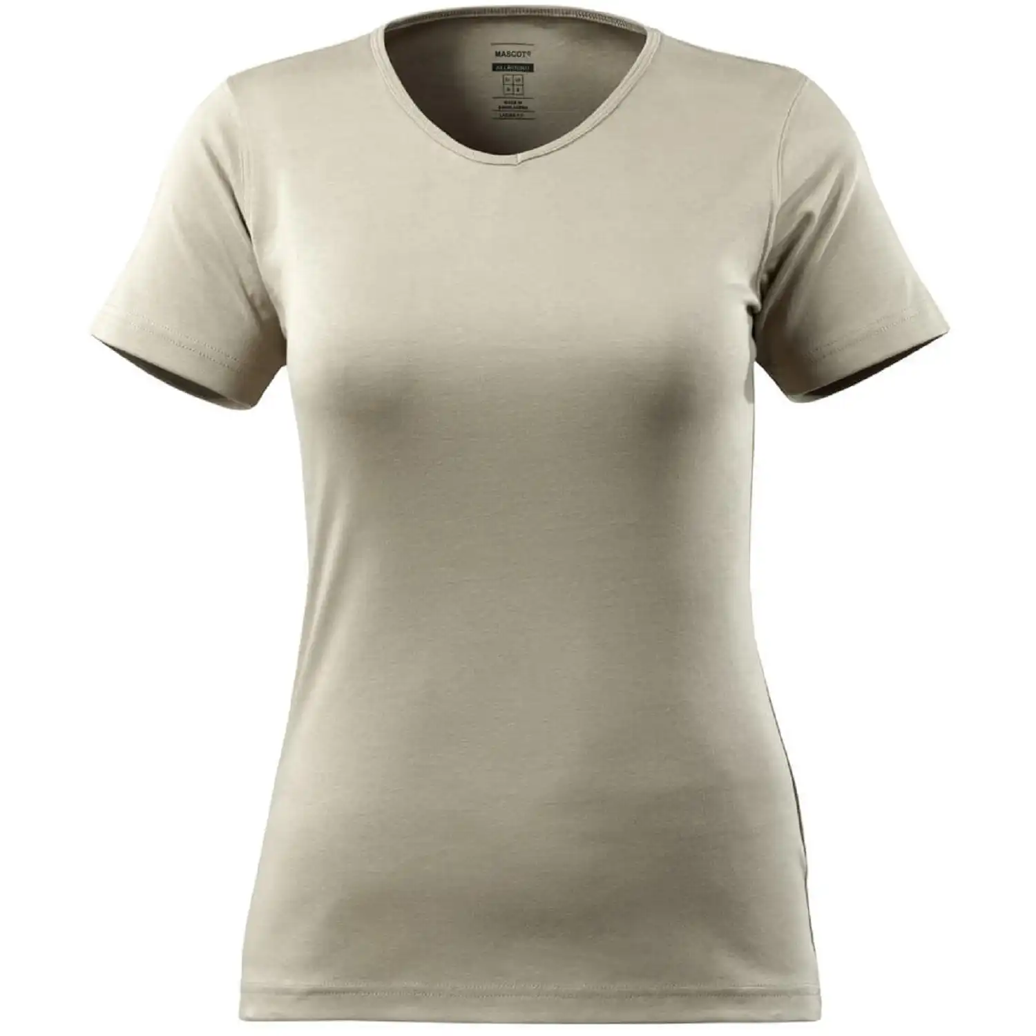Damen T-Shirt "NICE" Crossover in hellkhaki, L - Thumbnail 1