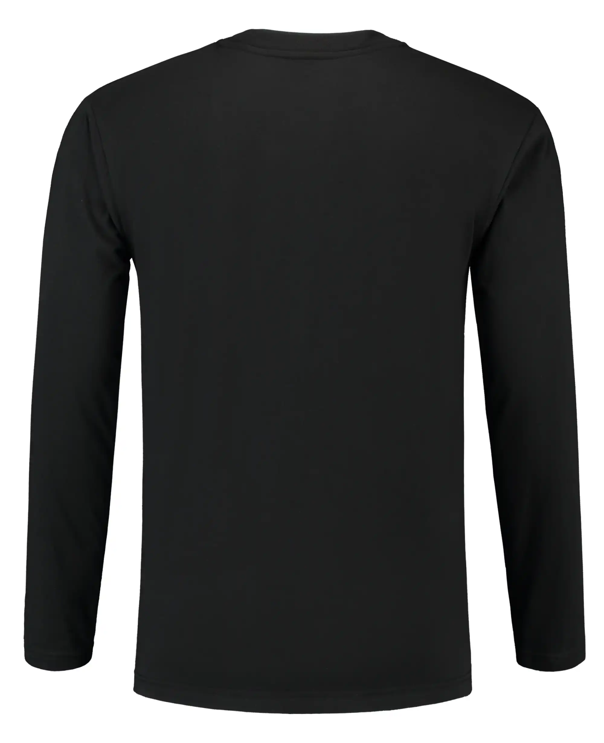Langarmshirt "101015" Casual in black, L - Thumbnail 2