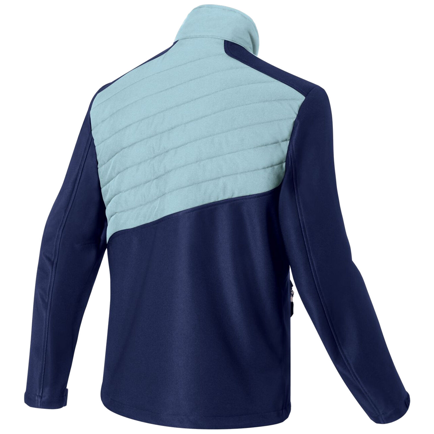 Hybrid Shoftshelljacke "WEATHER 1344 2401" in dunkelblau/hellblau, XS - Thumbnail 2