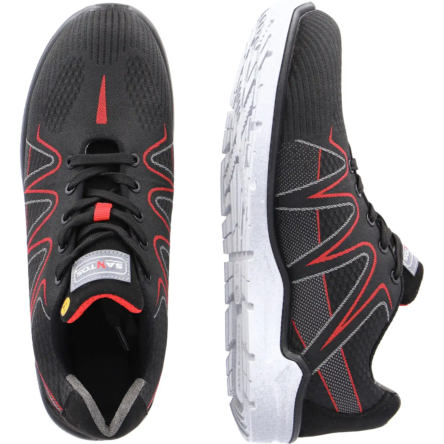 Sicherheitshalbschuhe S3 "S46 BLACK RED"  in 43 - Thumbnail 2