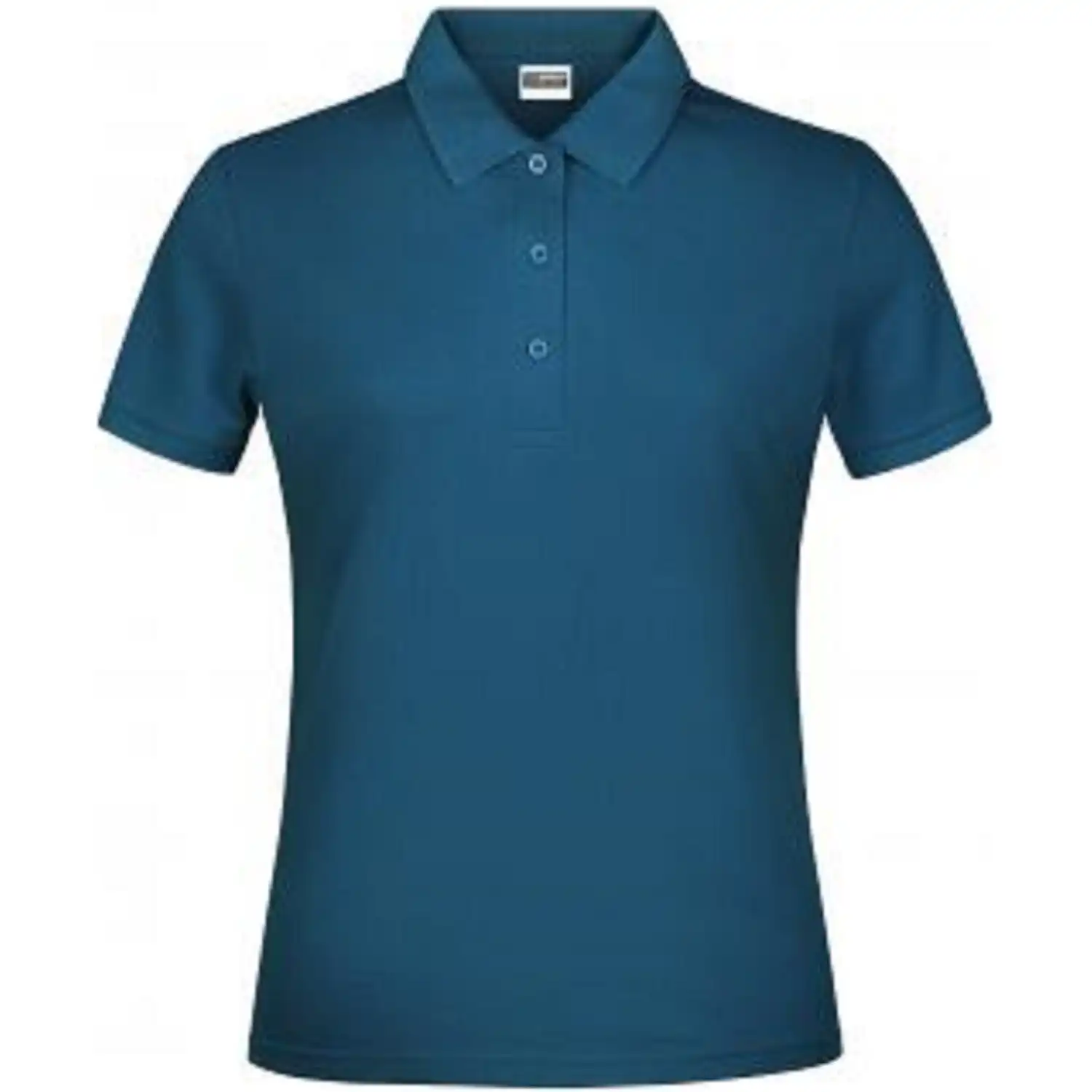 Damen Basic Polo Lady in petrol, XL - Thumbnail 1