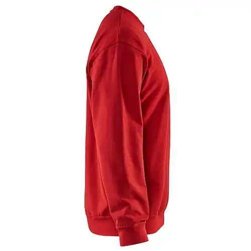 Pullover "3340" Rundhals in 3XL, Rot - Thumbnail 4