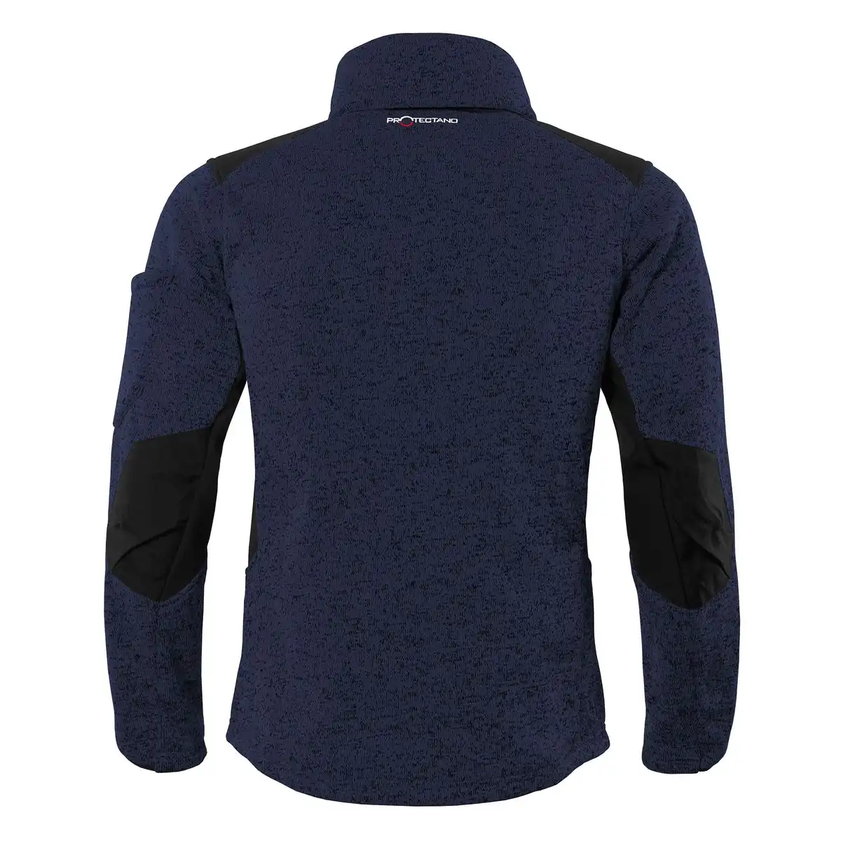 Strickfleece-Jacke "PROTECTANO" in navy/meliert, XS - Thumbnail 2
