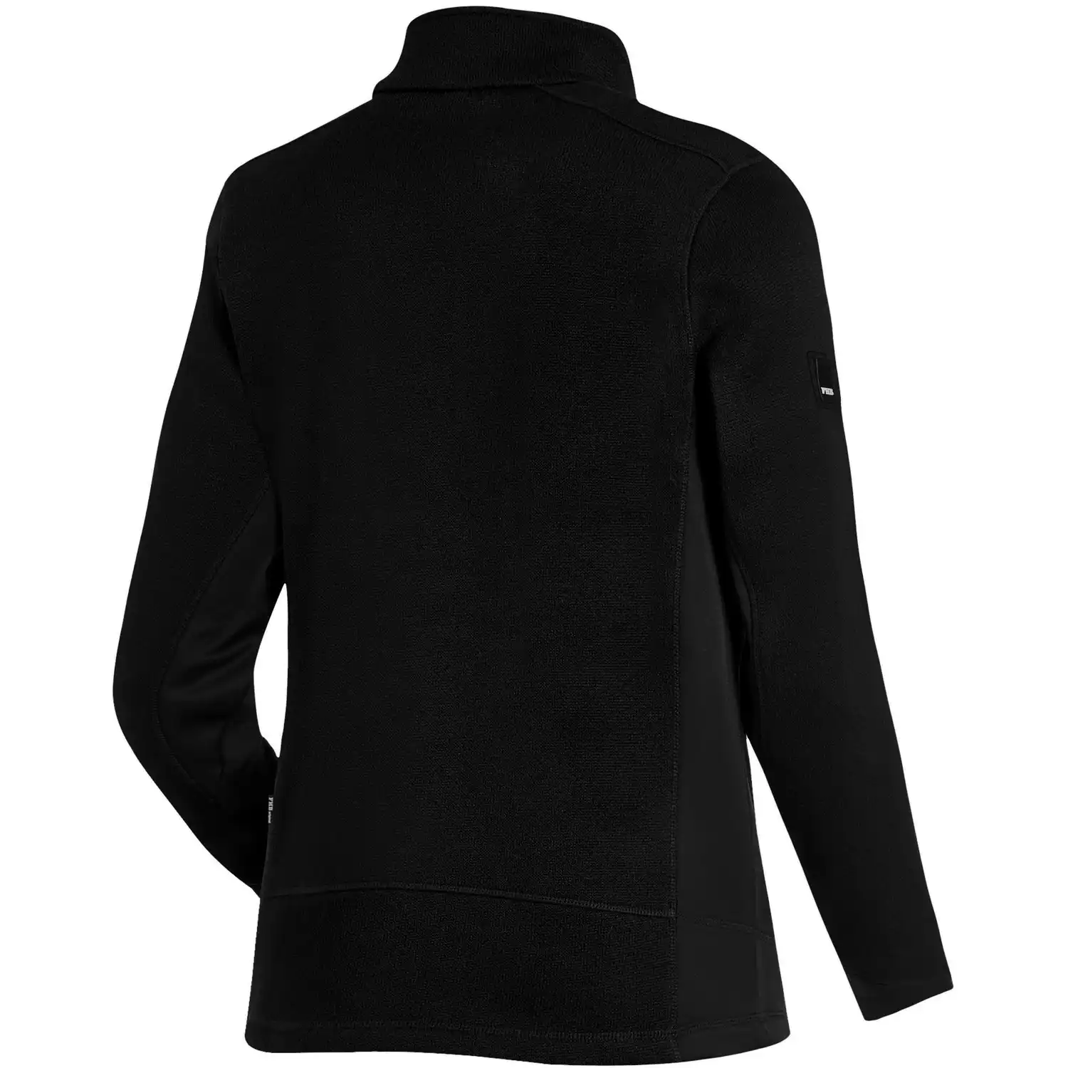 Damen Strick Fleecejacke "MARIEKE" in schwarz, M - Thumbnail 2