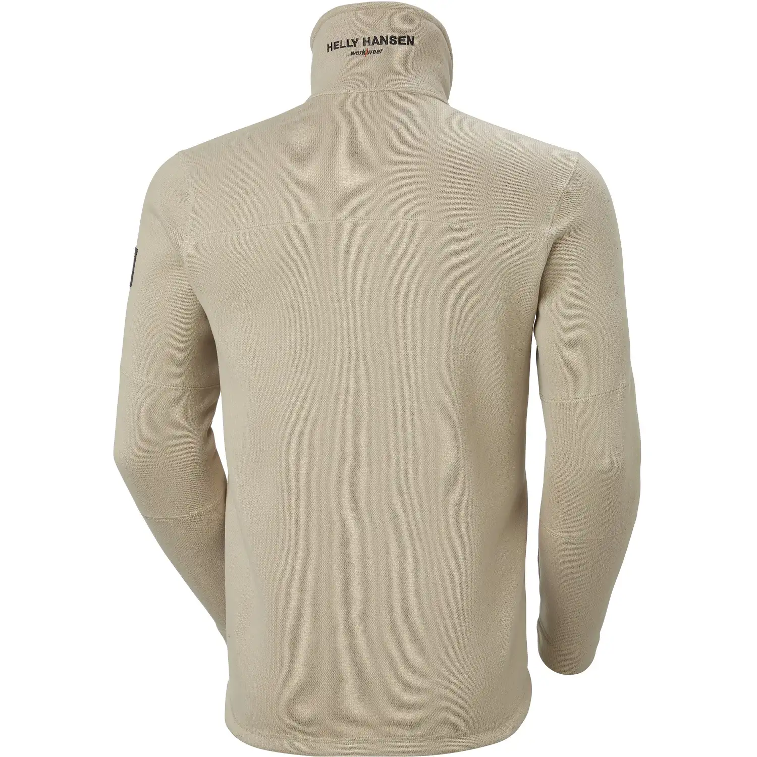 Strick-Fleecejacke "KENSINGTON" in sand/schwarz, M - Thumbnail 2