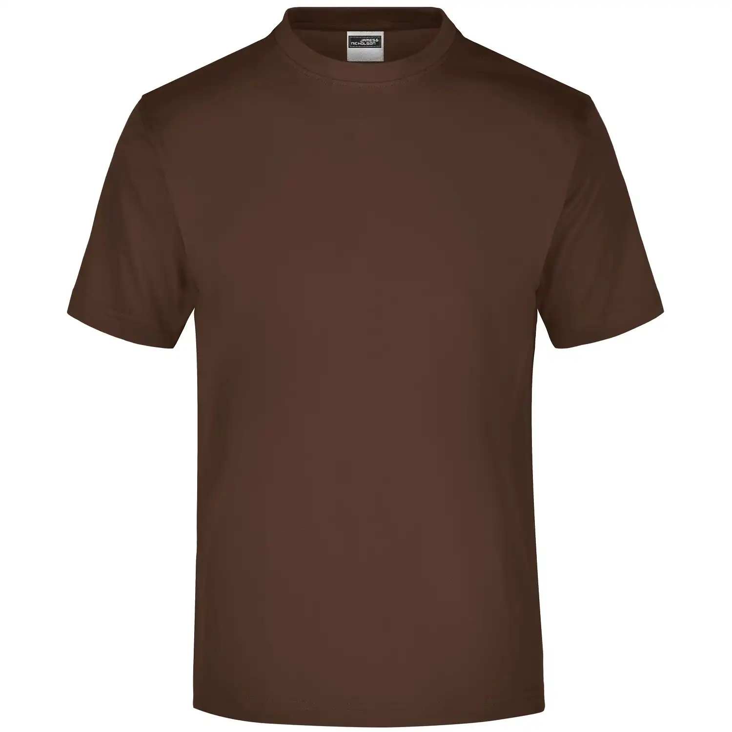 T-Shirt Round-T Medium "JN001" in braun, L - Thumbnail 1