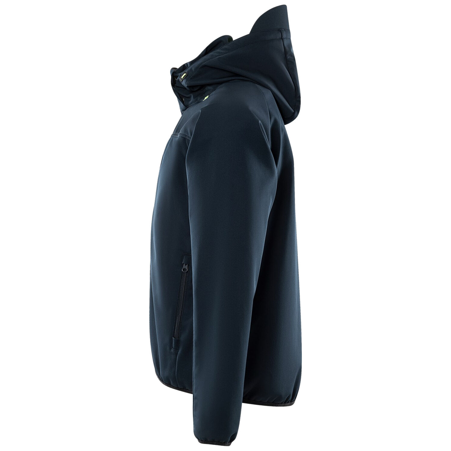 Softshell-Jacke "4655 GBF" in dunkelmarine/gelb, XXS - Thumbnail 2
