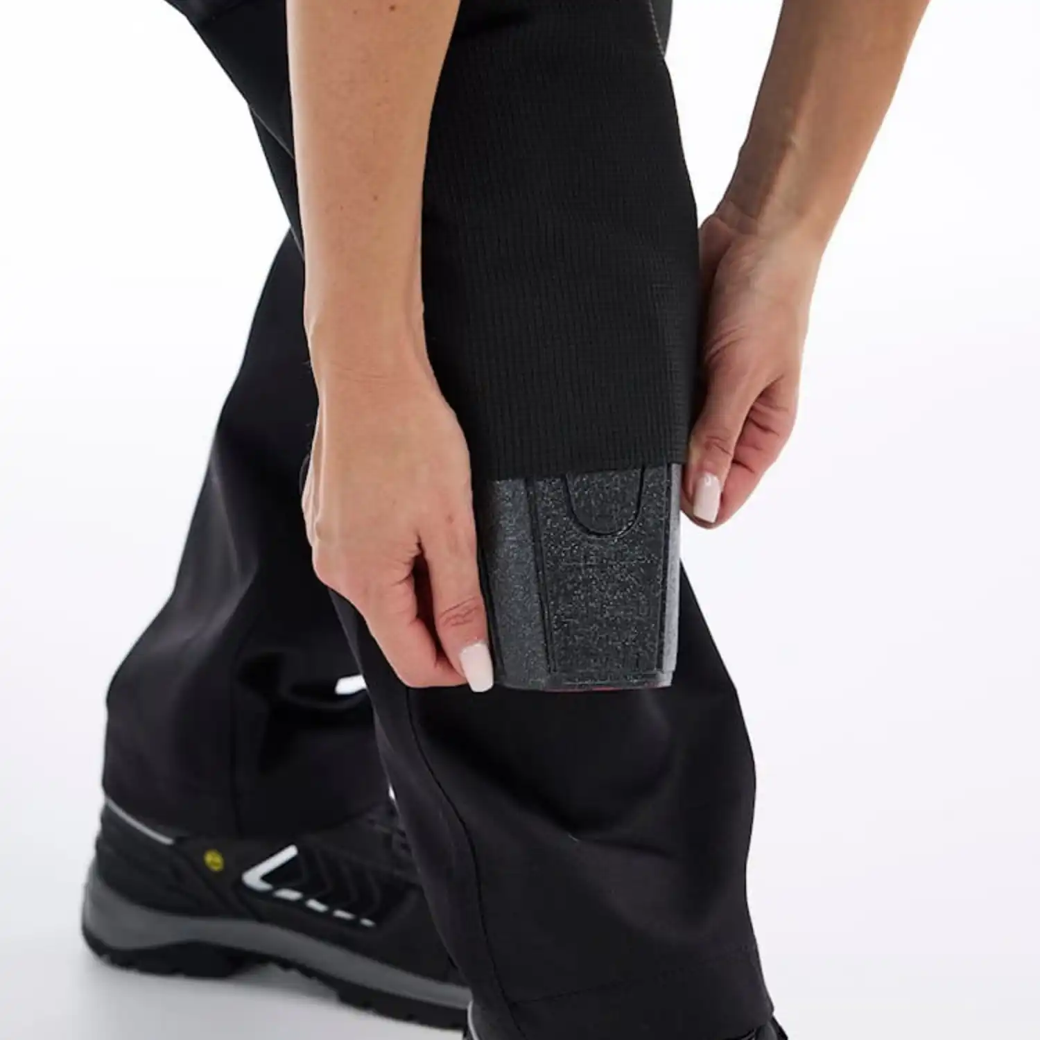 Damen Arbeitshose Stretch 7170 in schwarz/schwarz, C38 - Thumbnail 5
