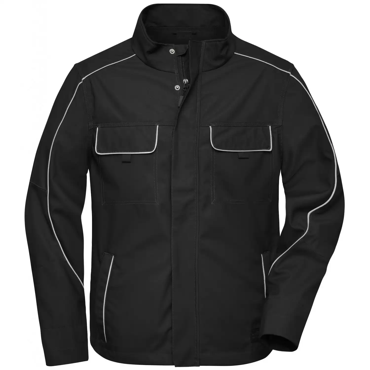 Softshell Light Jacke "JN882" in black, XL - Bild 1
