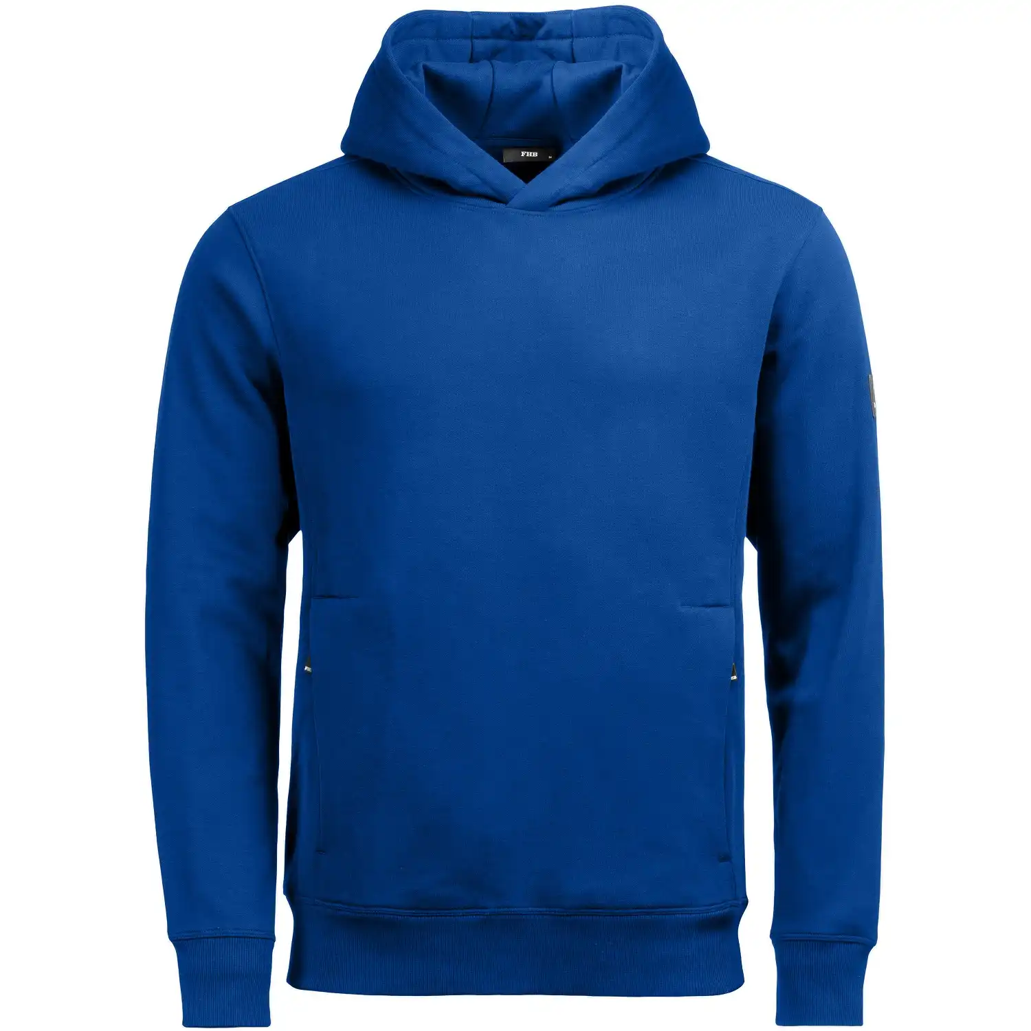 Kapuzen-Sweatshirt "BENNET" in royalblau, L - Thumbnail 1