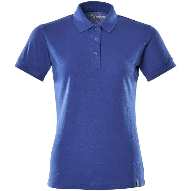 Damen Bio Polo-Shirt "20693" Crossover in kornblau, XXL - Thumbnail 1