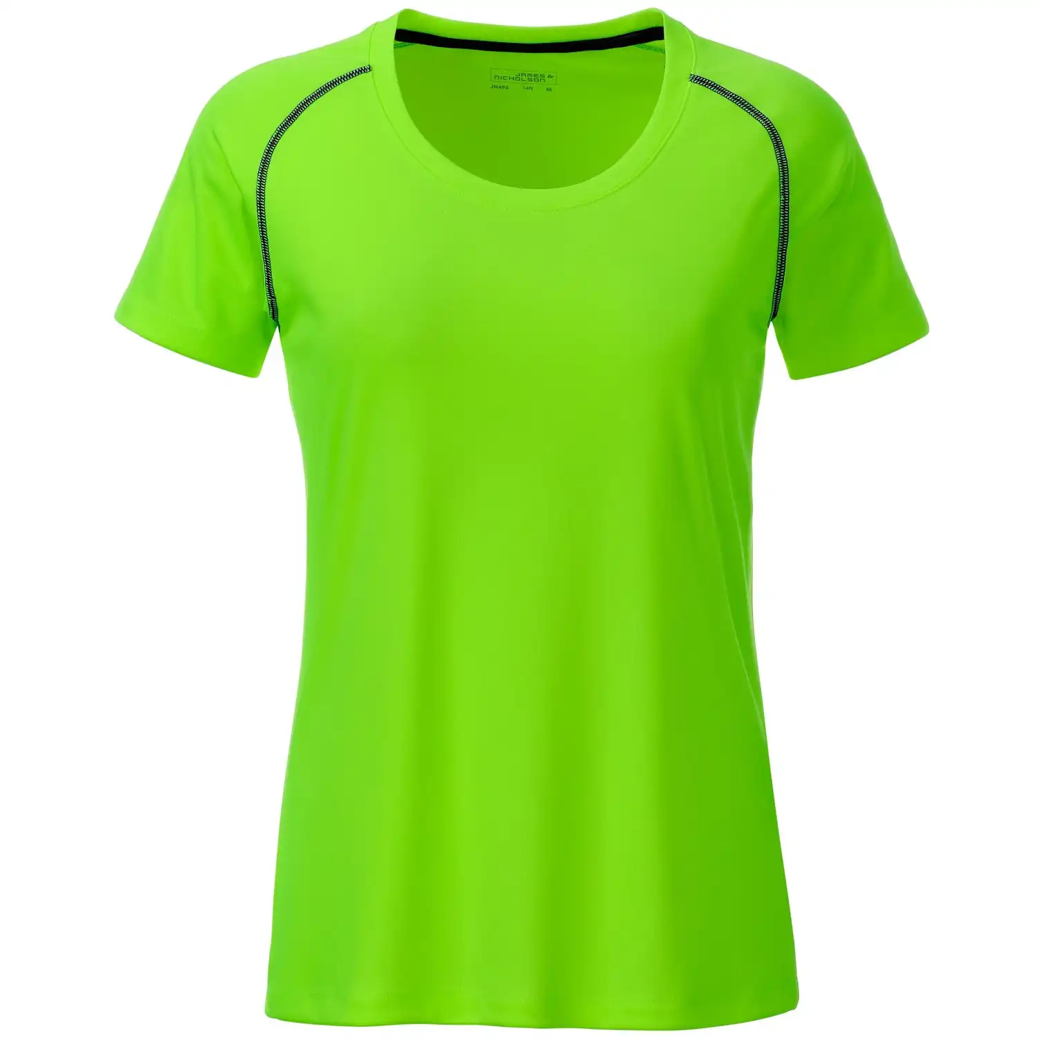 Damen Funktions-Tshirt "JN495" in bright-green/black, L - Bild 1