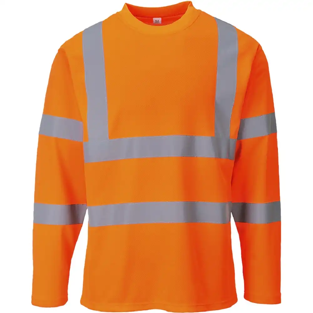 Warnschutz Langarmshirt "S278" in Orange, XL - Bild 1