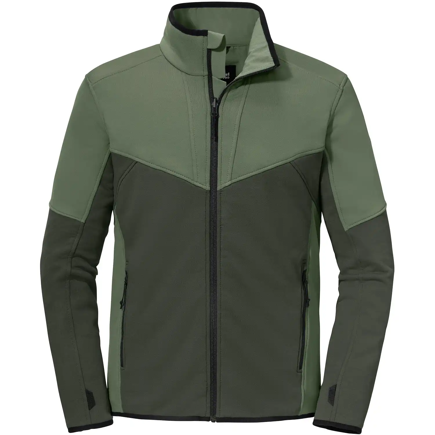 Fleecejacke "EINHEIZER" Zipin in grün, L - Bild 1