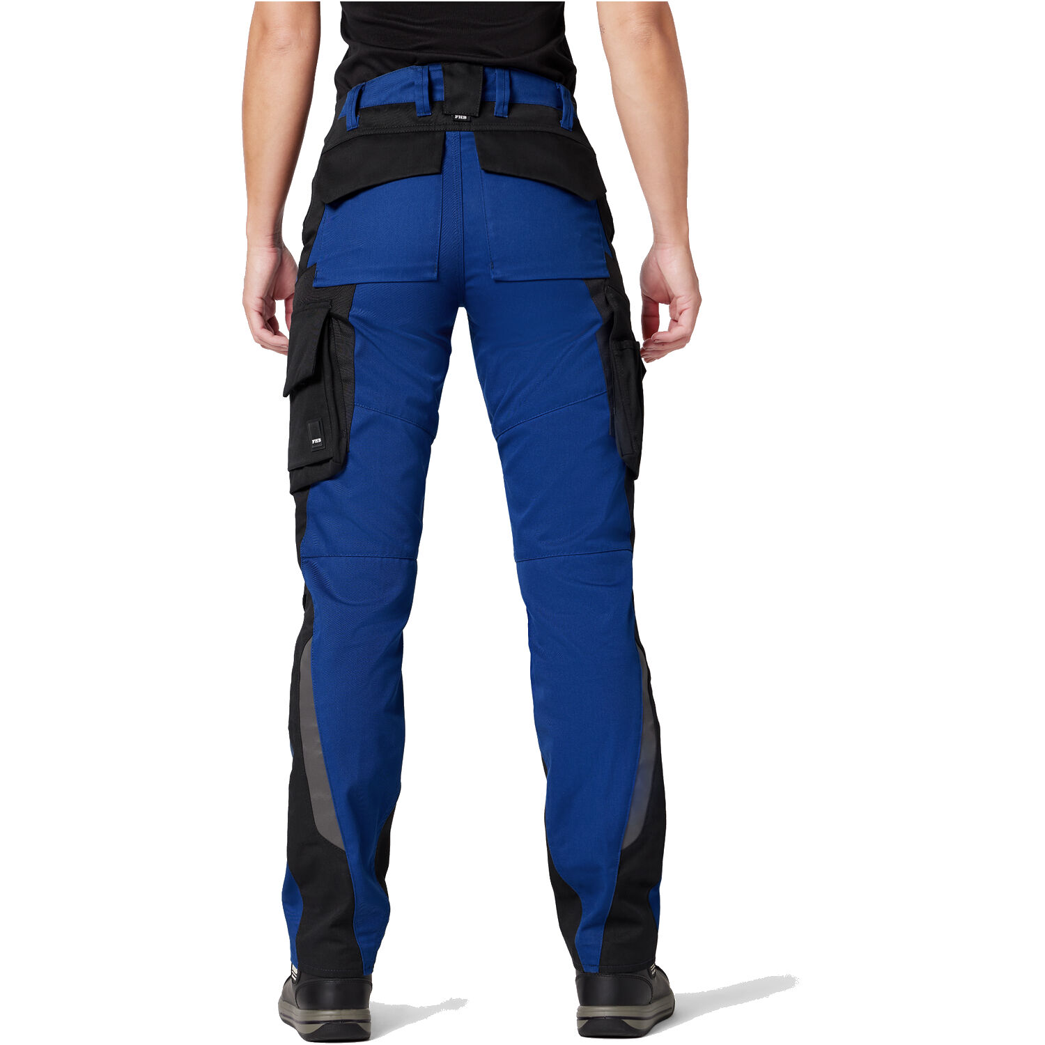 Damen Arbeitshose "ANNETTE" in royalblau/schwarz, 48 - Thumbnail 4