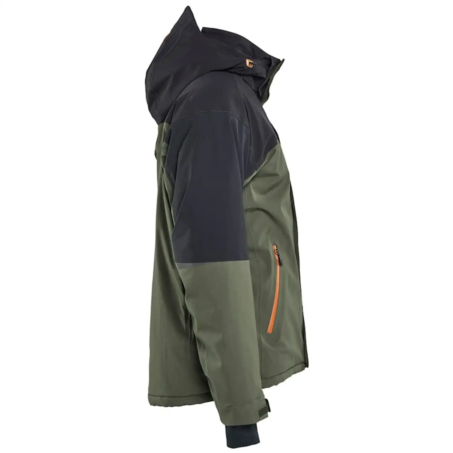 Stretch Winterjacke "STRIKER" in XS, waldgrün/rost - Thumbnail 5