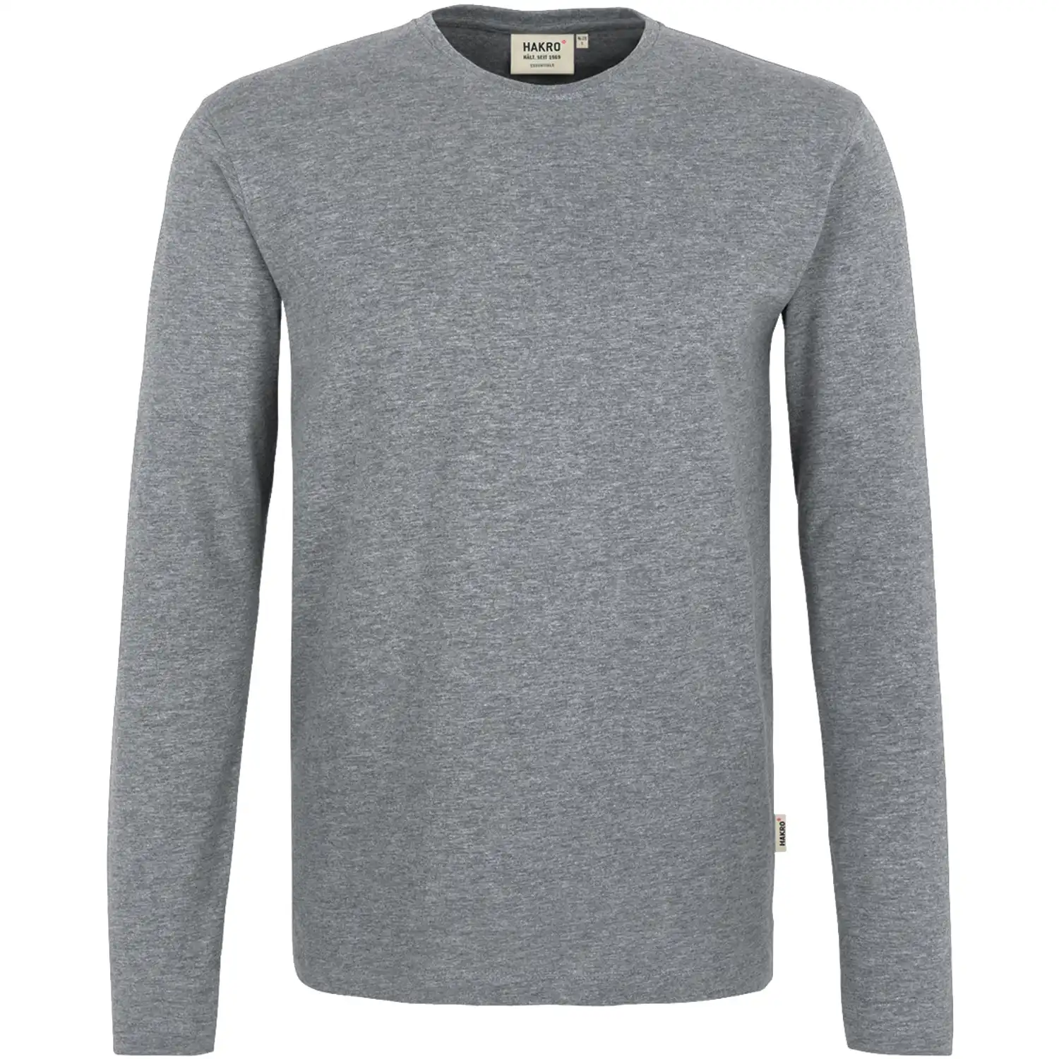 Longsleeve-Shirt "Longsleeve Heavy" 278 in grau-meliert, L - Thumbnail 1