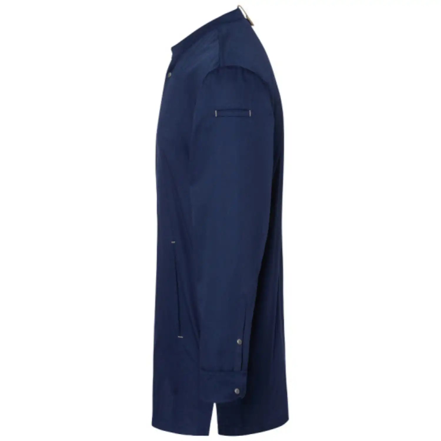 Herren Kochjacke "JM 35" in stahlblau, 50 - Thumbnail 3