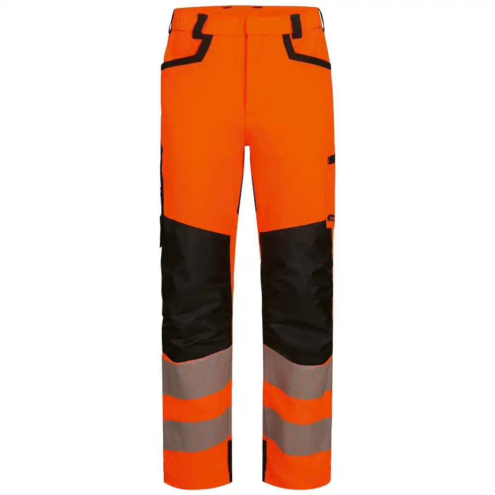 Warnschutz Stretch Bundhose Kl. 2  in orange/schwarz, 24 - Thumbnail 1