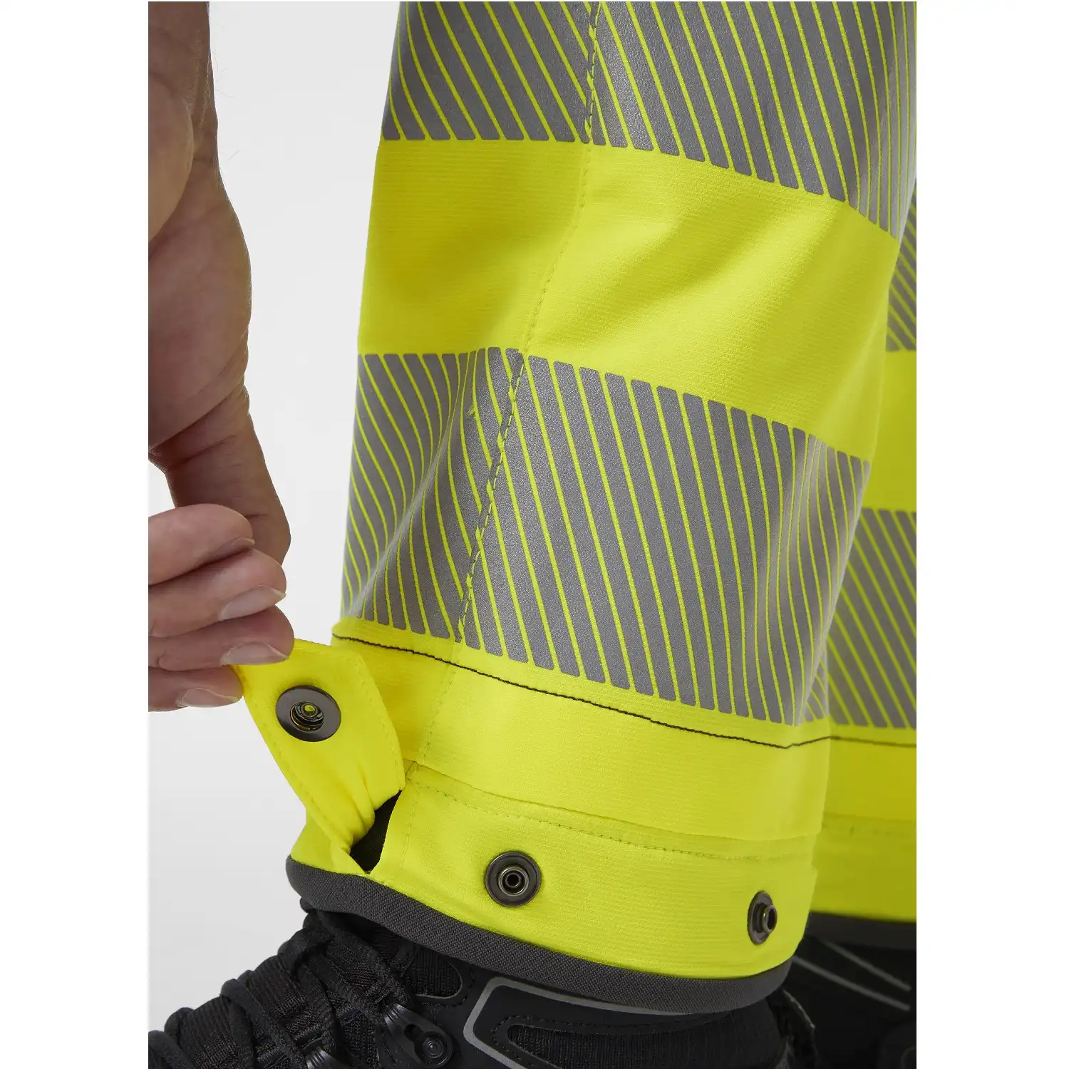 Warnschutz Stretch Servicehose "ICU BRZ" in gelb/schwarz, C50 - Thumbnail 4