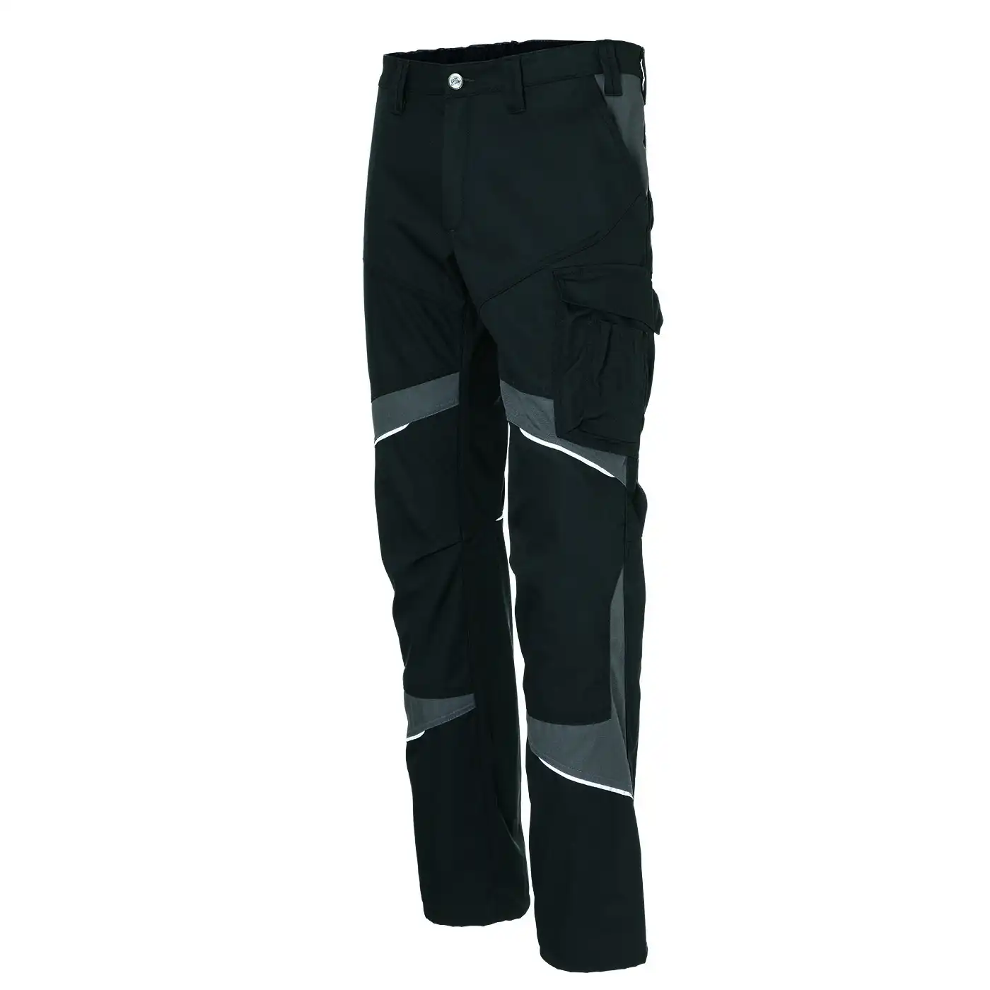 Damen Bundhose "ACTIVIQ cotton+" in schwarz/anthrazit, 38 - Bild 1