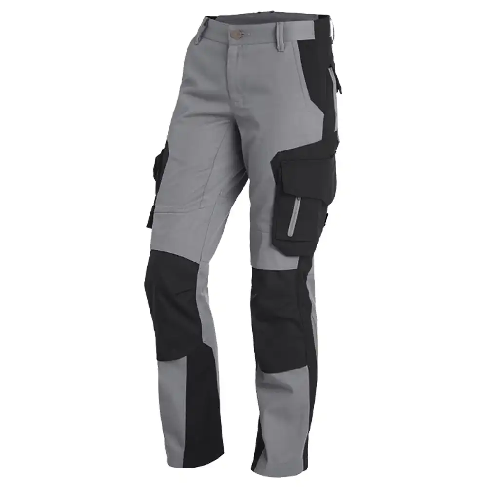 Damen-Arbeitshose "ALMA" in grau/schwarz, 36 - Thumbnail 1