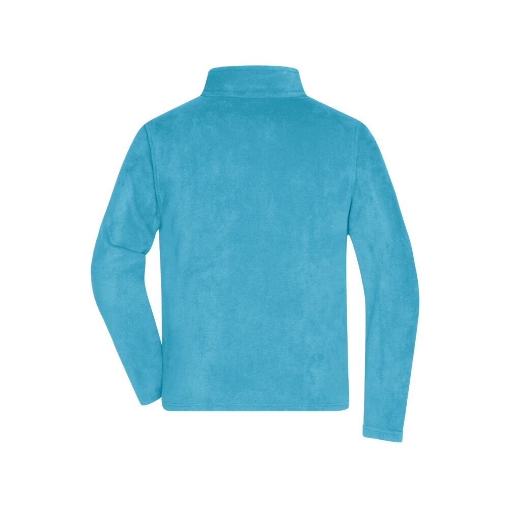 Fleecejacke "JN782" in turquoise, 4XL - Thumbnail 2