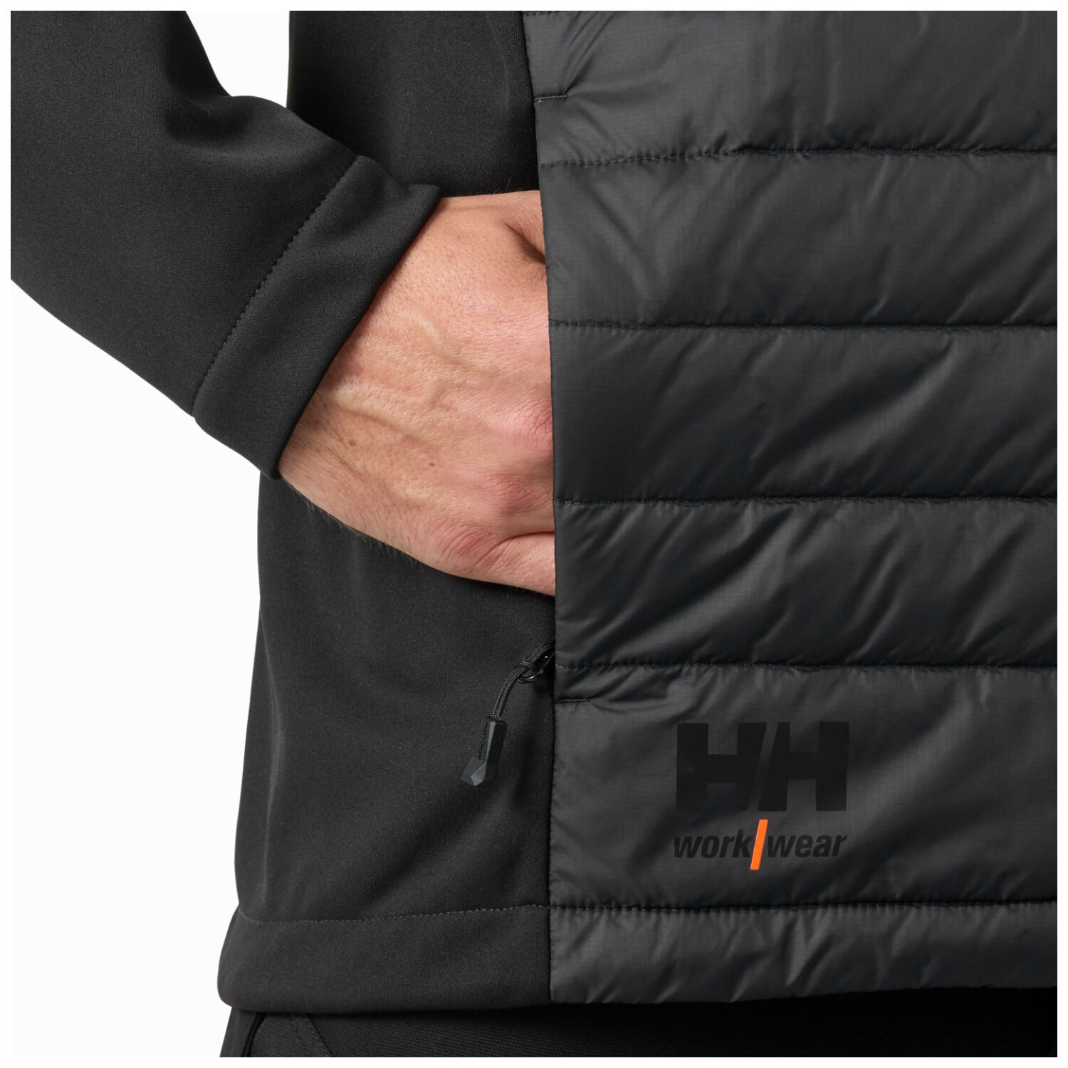 Hybridjacke "OXFORD" in schwarz, XXL - Thumbnail 4