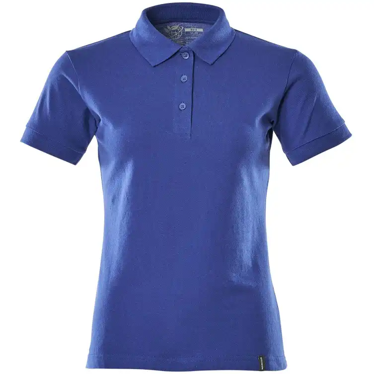 Damen Bio Polo-Shirt "20593" Crossover in kornblau, XXL - Thumbnail 1
