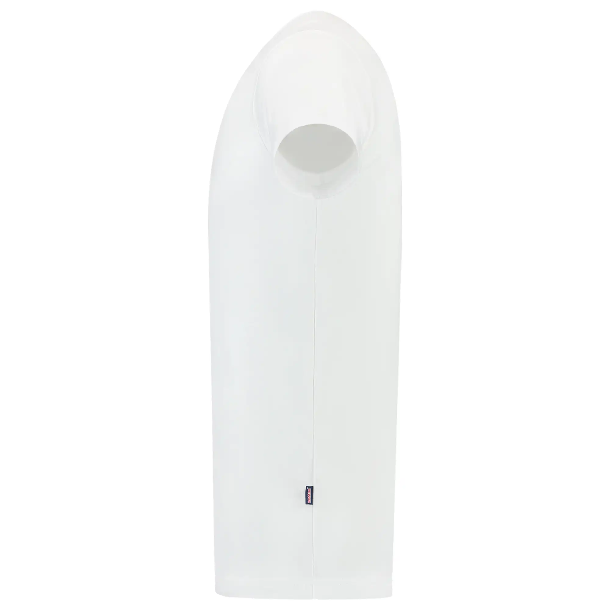 T-Shirt Fittet "101004" Casual in white, L - Thumbnail 3