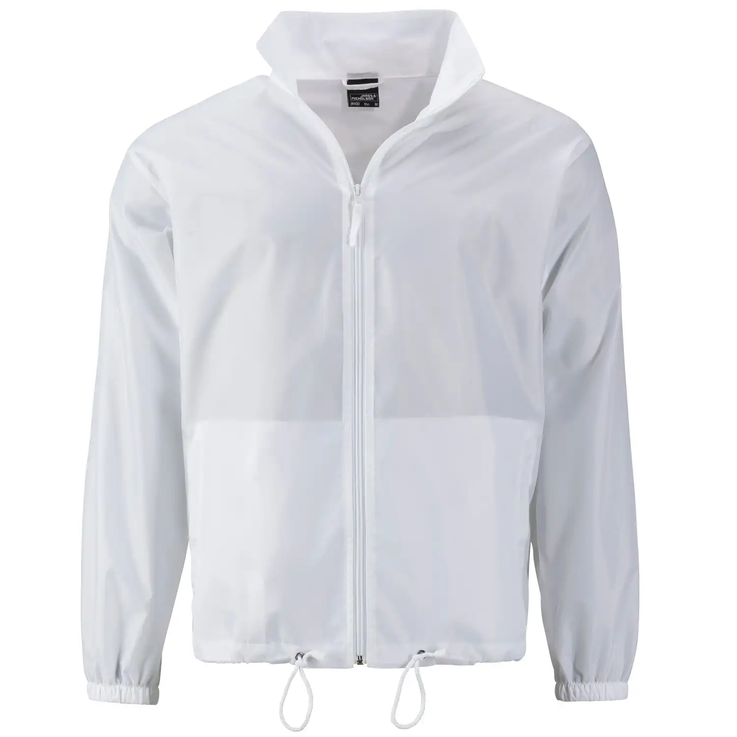 Promo Windbreaker "JN1132" in white, L - Thumbnail 1