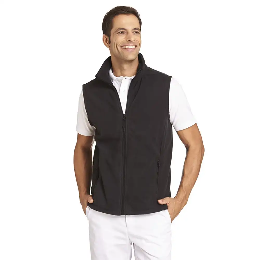 Herren-Fleeceweste "10/2474" in schwarz, L - Bild 1