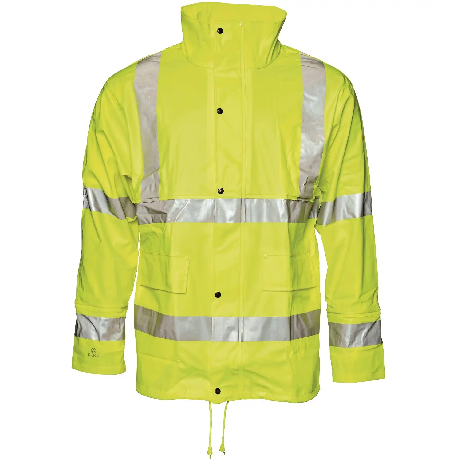 Warnschutz Regenjacke "026300R" VISIBLE Kl. 3 in fluorgelb, 5XL - Thumbnail 1