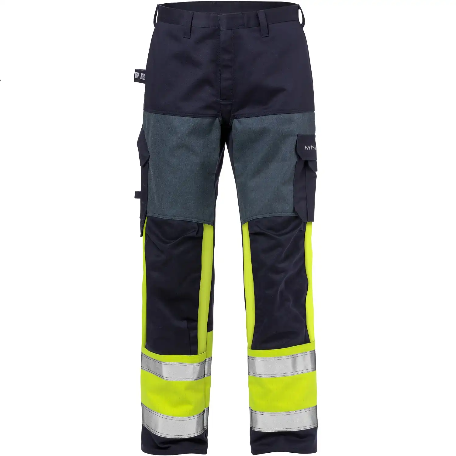 Multinorm Bundhose "2587 FLAM" Flame marine/gelb in C50 - Thumbnail 1