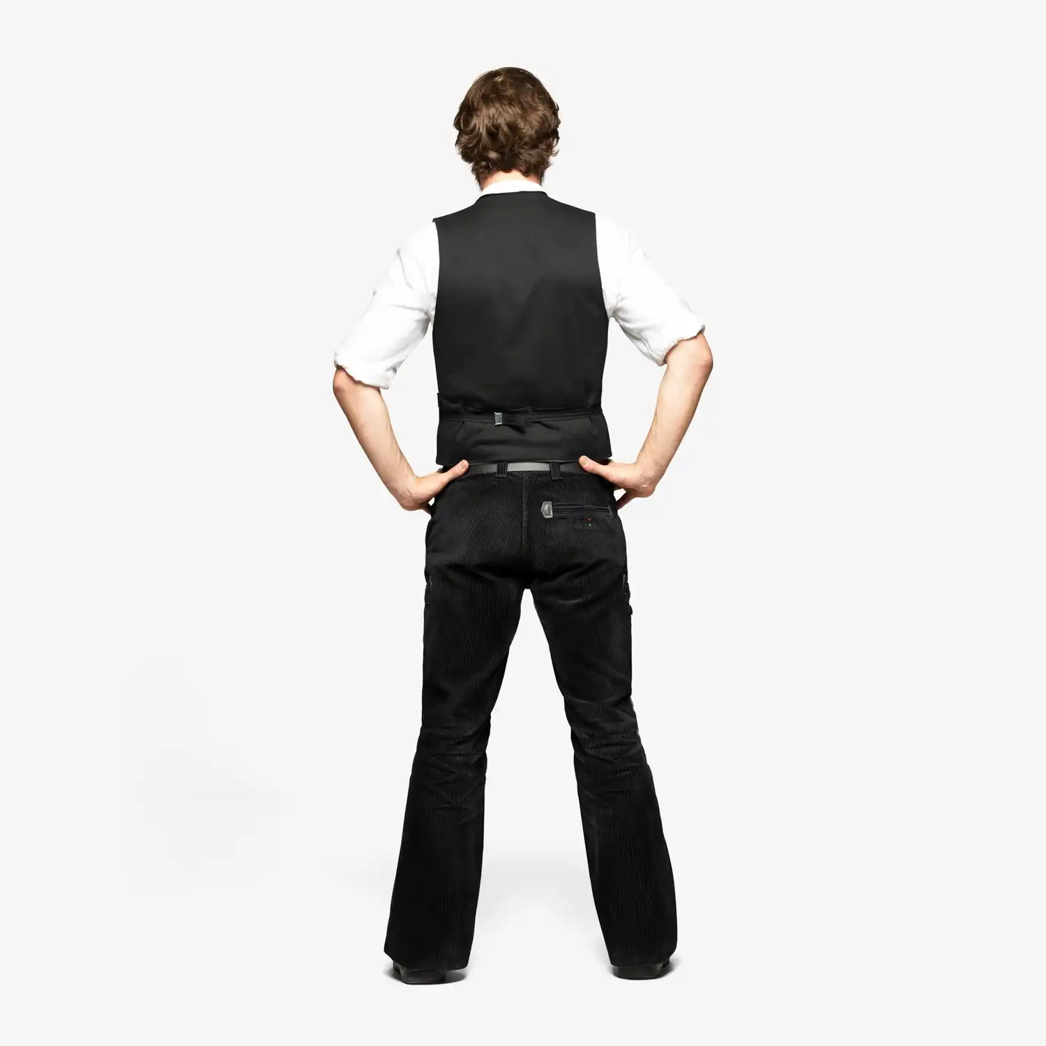 Zunfthose Trenkercord mit Schlag "FRIEDRICH" in schwarz, 46 - Thumbnail 2